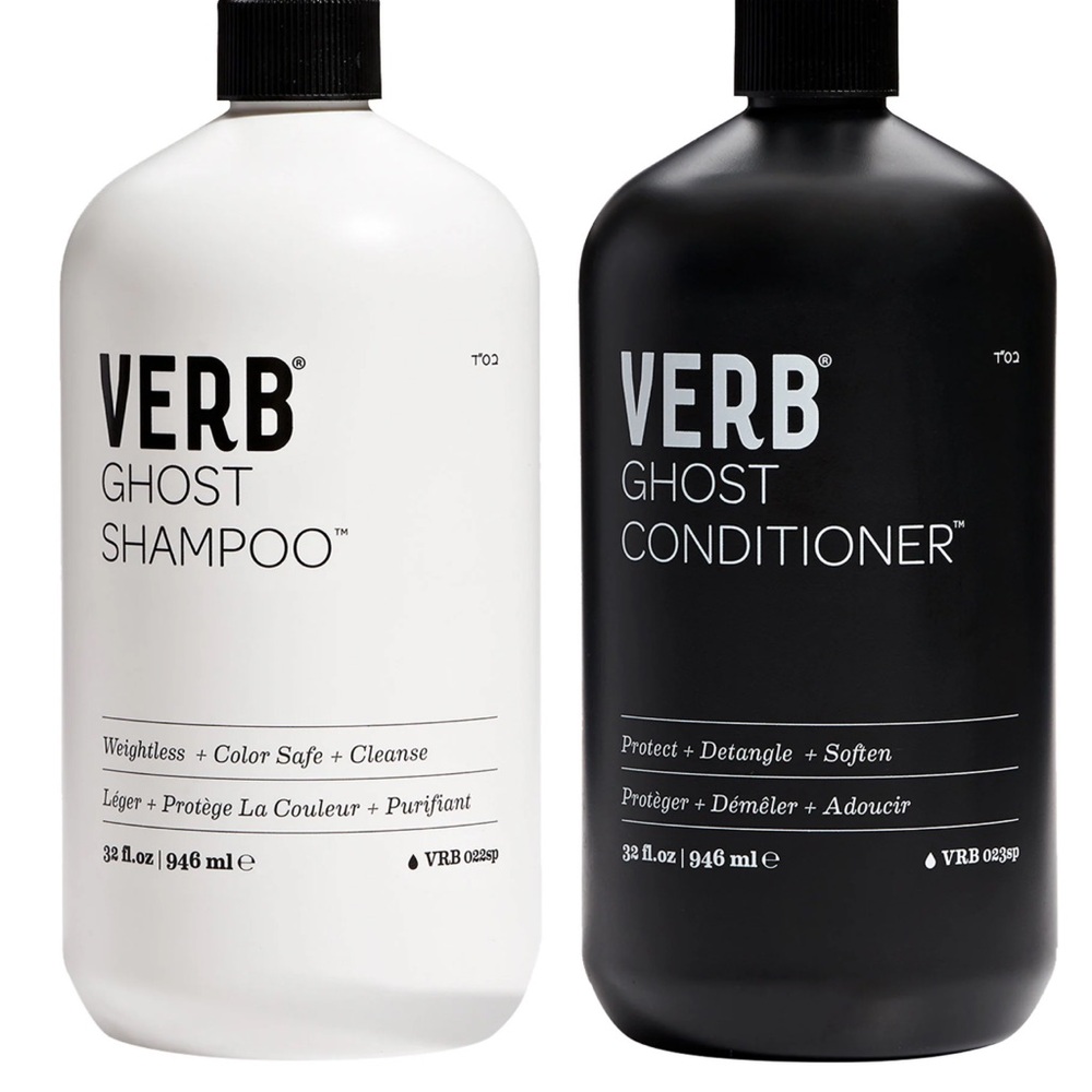 Verb Ghost Shampoo and Conditioner Set - Black and White